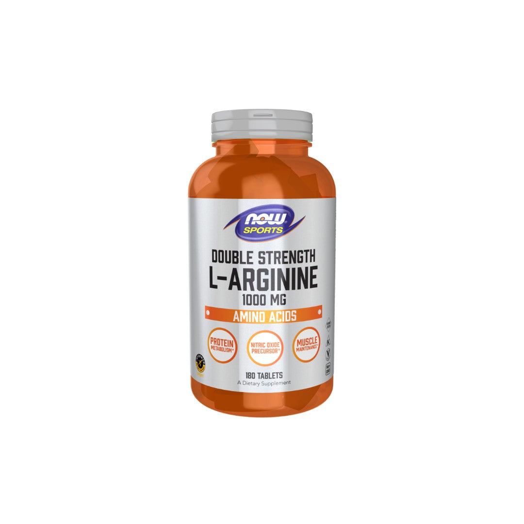 L-Arginin doppelte Stärke 1000 mg 180 Tabletten Now Foods