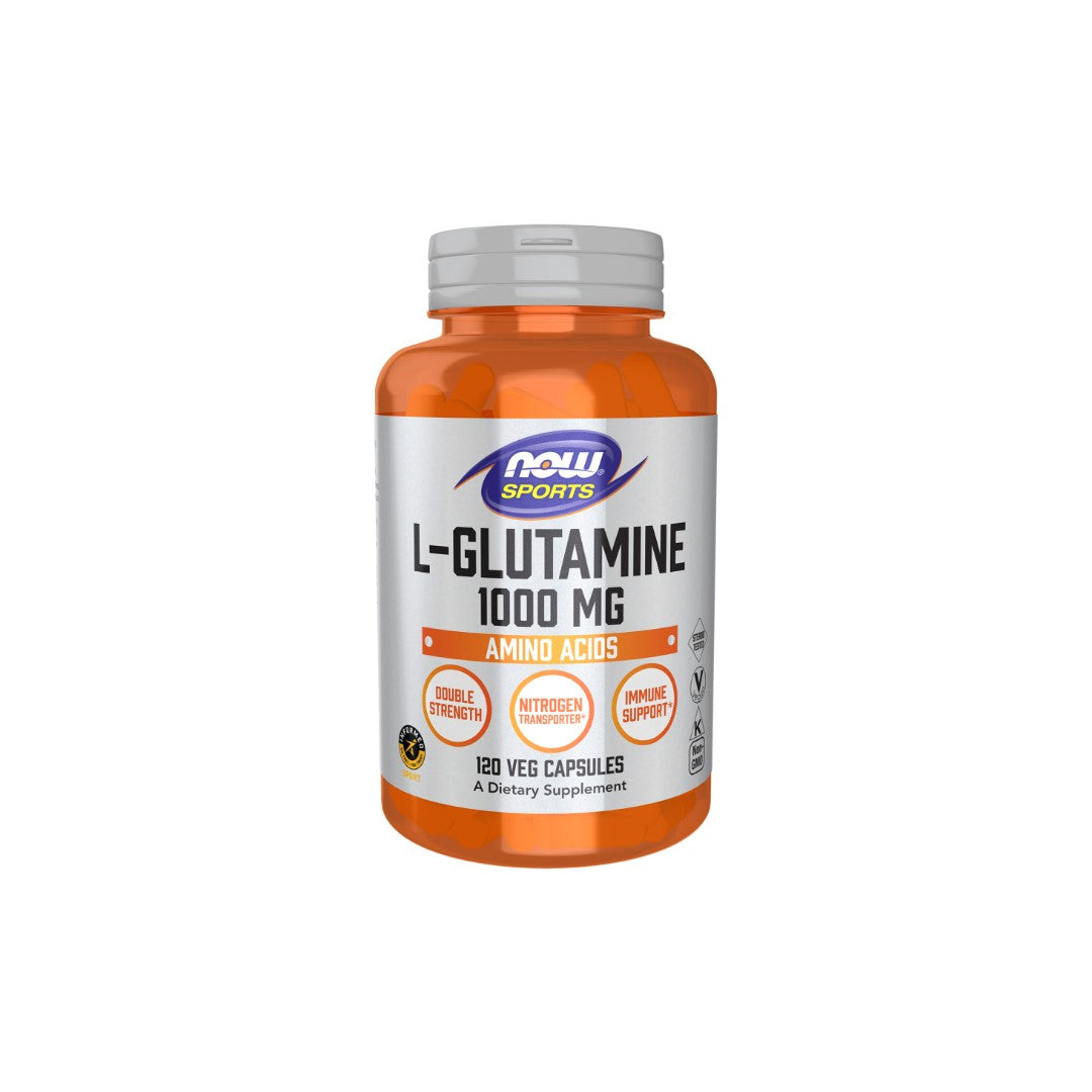 L-Glutamin 1000 Mg 120 Vegetarische Kapseln Now Foods