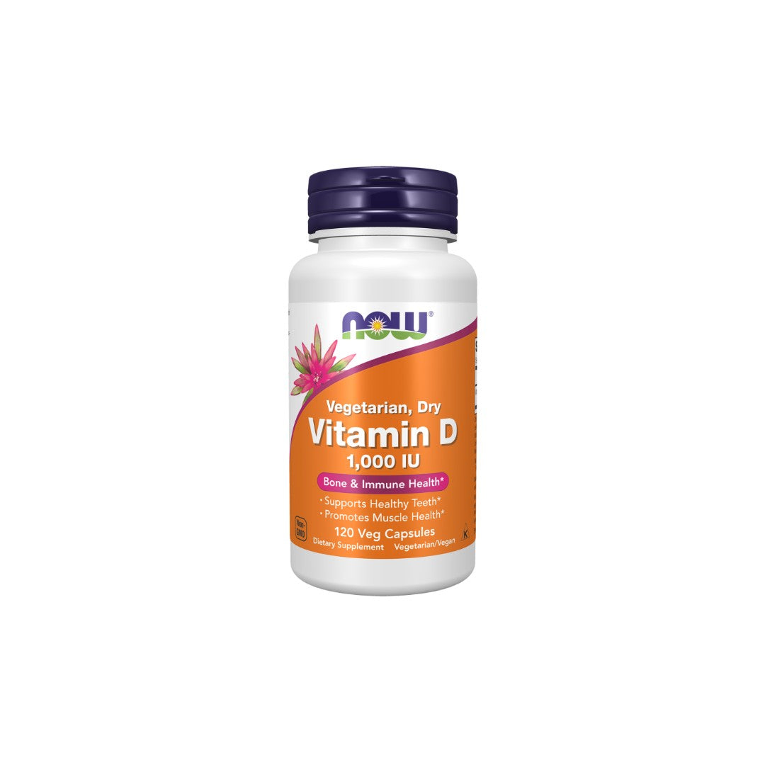 Vegetarisch, Trockenes Vitamin D 1000 Ie 120 Vegetarische Kapseln Now Foods